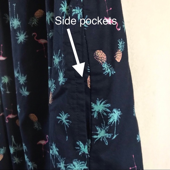 Abercrombie Kids off the Shoulder Flamingo Dress - Picture 3 of 6